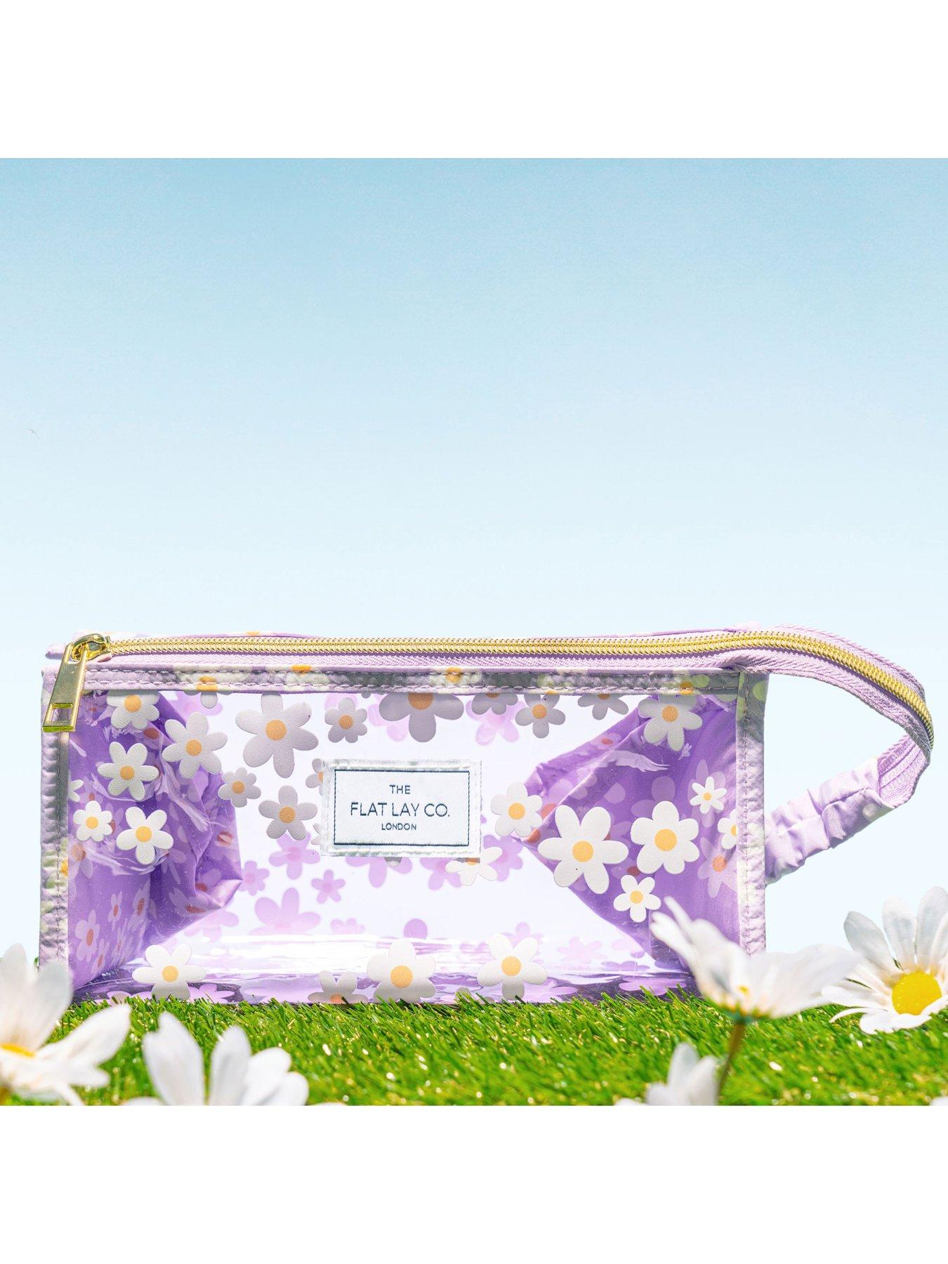  image of the-flat-lay-co-lilac-daisy-open-flat-jelly-box-bag