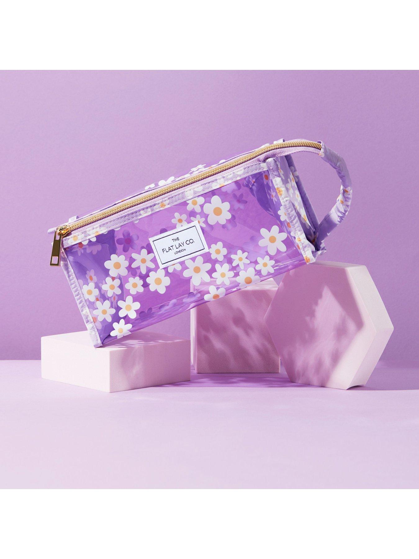  image of the-flat-lay-co-lilac-daisy-open-flat-jelly-box-bag