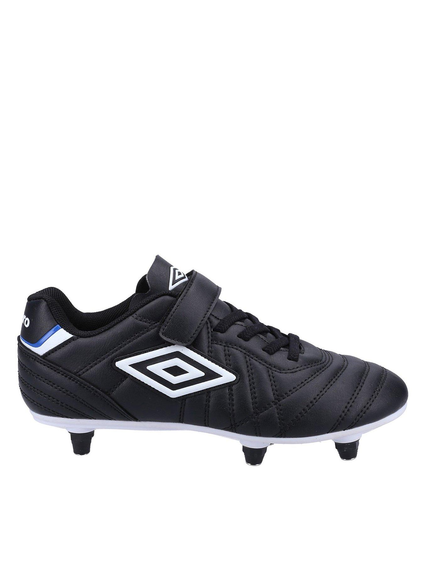 undefined Junior Speciali Liga Soft Ground Velcro Football Boot - Black