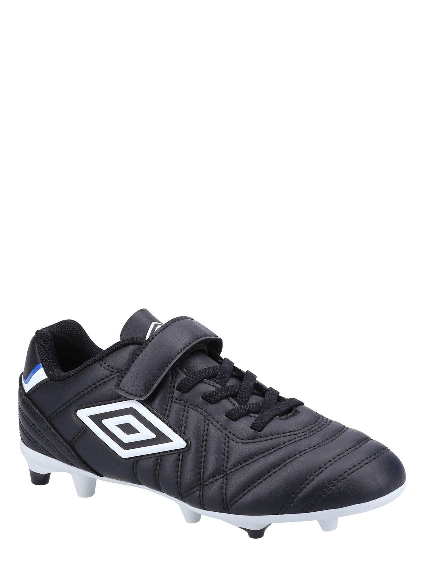 Image 2 of 4 of Umbro Junior Speciali Liga Firm Ground Velcro Football Boot - Black