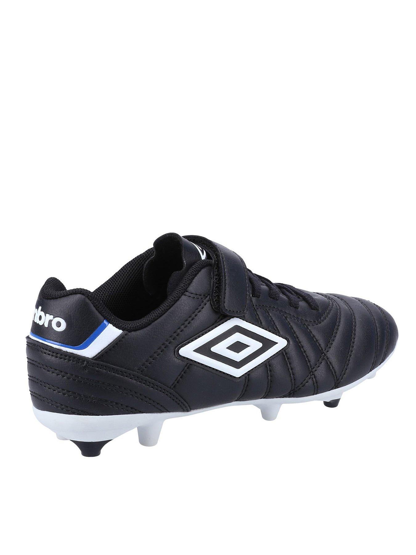 Image 3 of 4 of Umbro Junior Speciali Liga Firm Ground Velcro Football Boot - Black