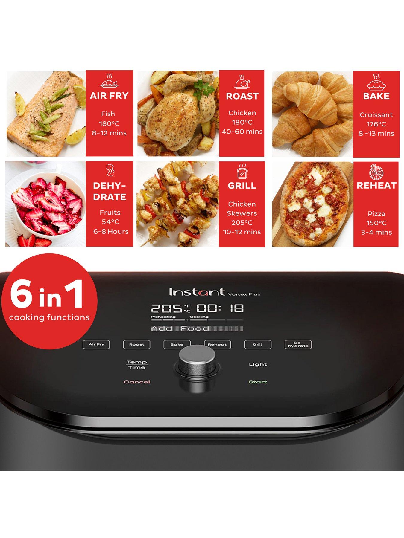 Image 2 of 7 of Instant Pot Vortex Plus with ClearCook 5.7L - Air Fry, Bake, Roast, Grill, Dehydrate &amp; Reheat