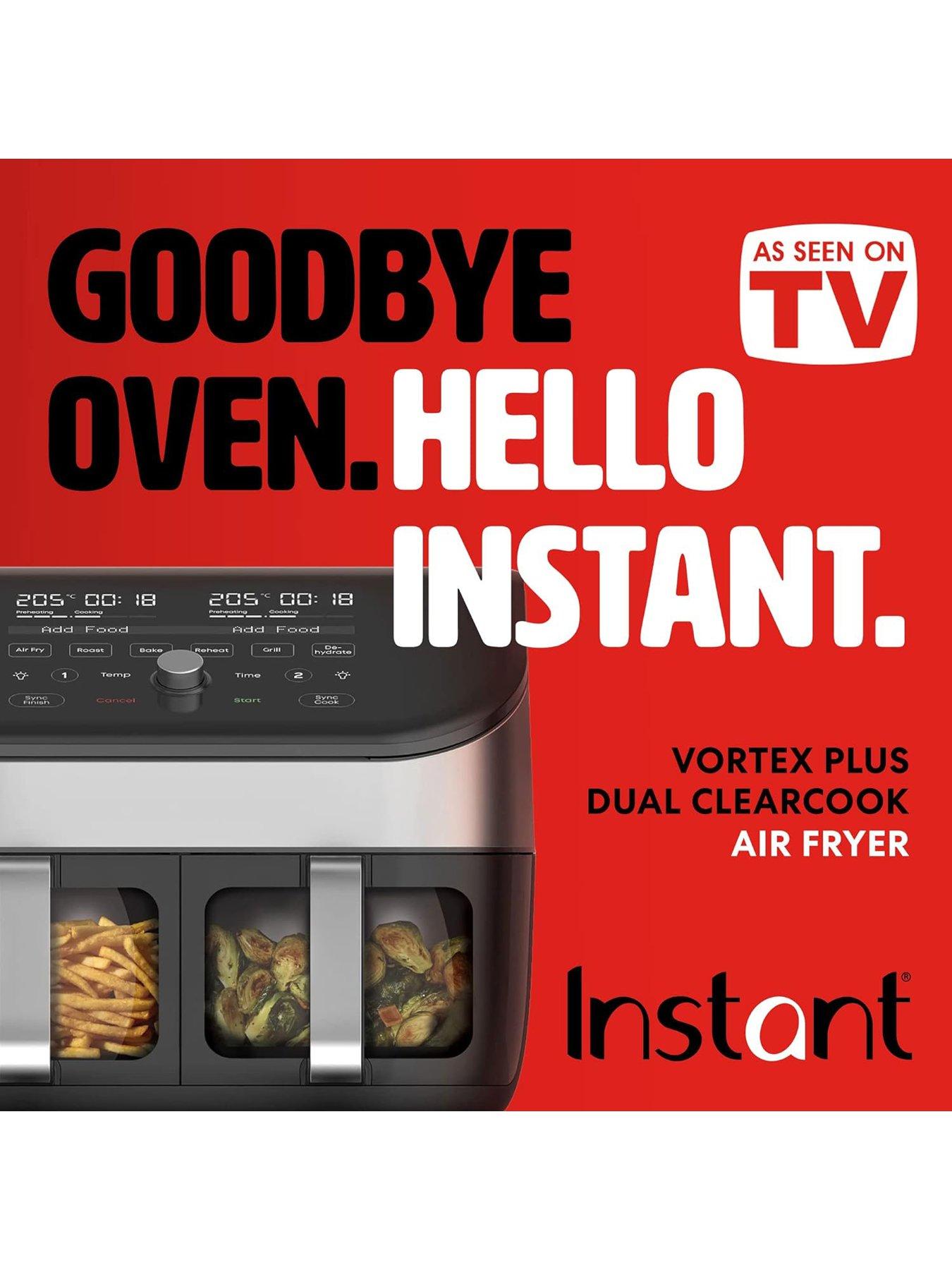 Instant Vortex Plus Dual ClearCook Air Fryer 8 Liters, Small appliances