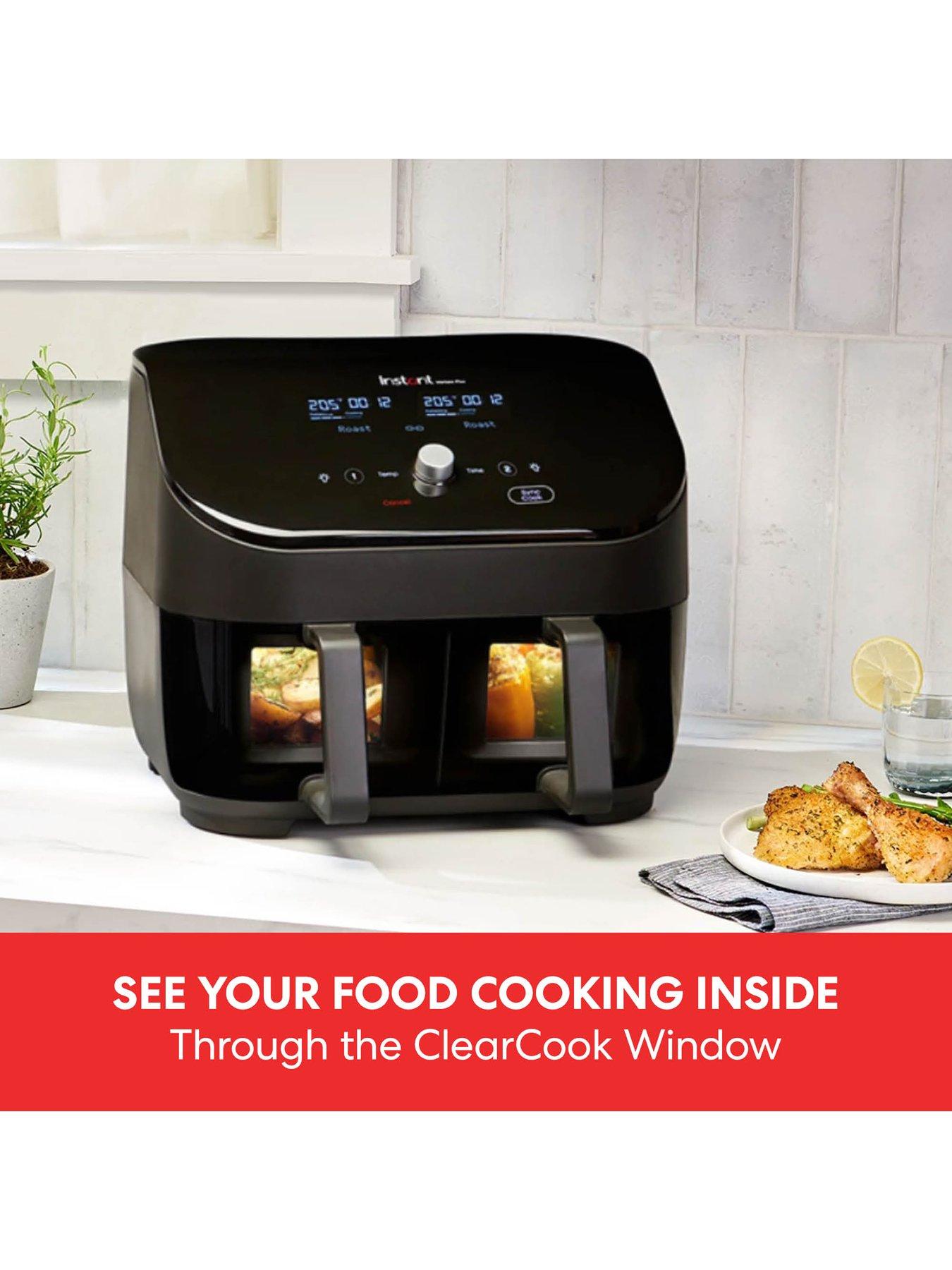  image of instant-vortex-plus-dual-air-fryer-with-clearcook-black-76l--air-fry-bake-roast-grill-dehydrate-amp-reheat