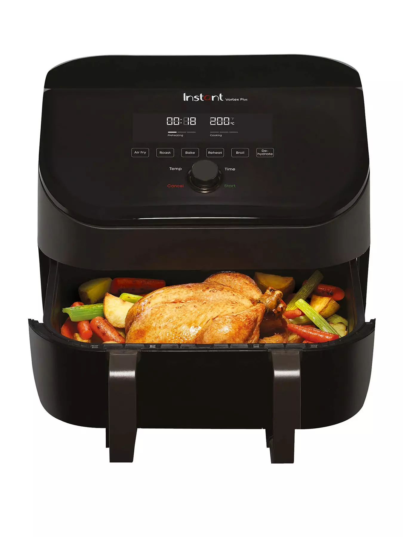 Air Fryer 220V 2.2L Air Fryer Rapid Healthy Cooker Oven Low Fat Free Food  Frying Black for Reheat or Grill Every Family