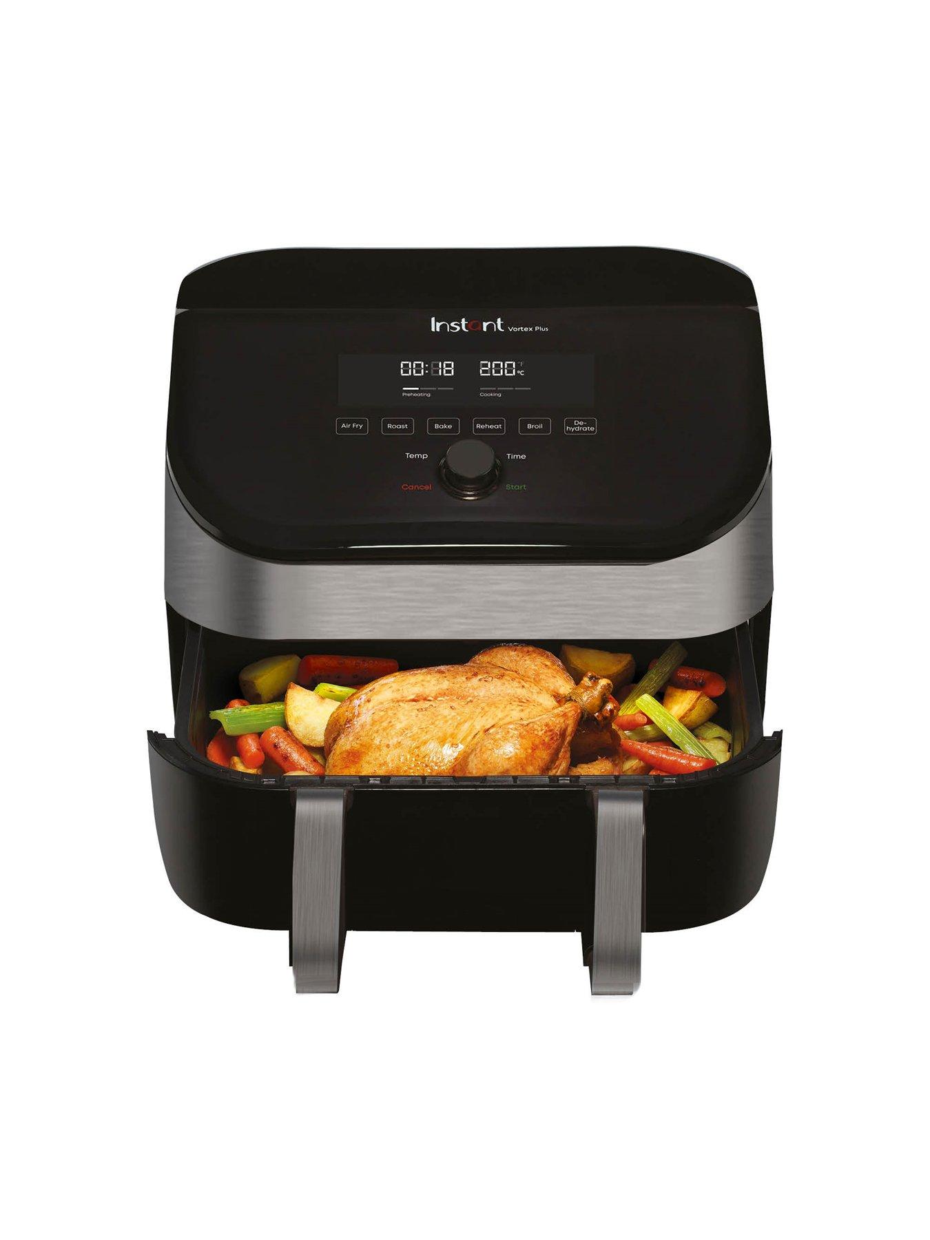  image of instant-vortex-versazone-9-air-fryer-with-clearcook-stainless-steel