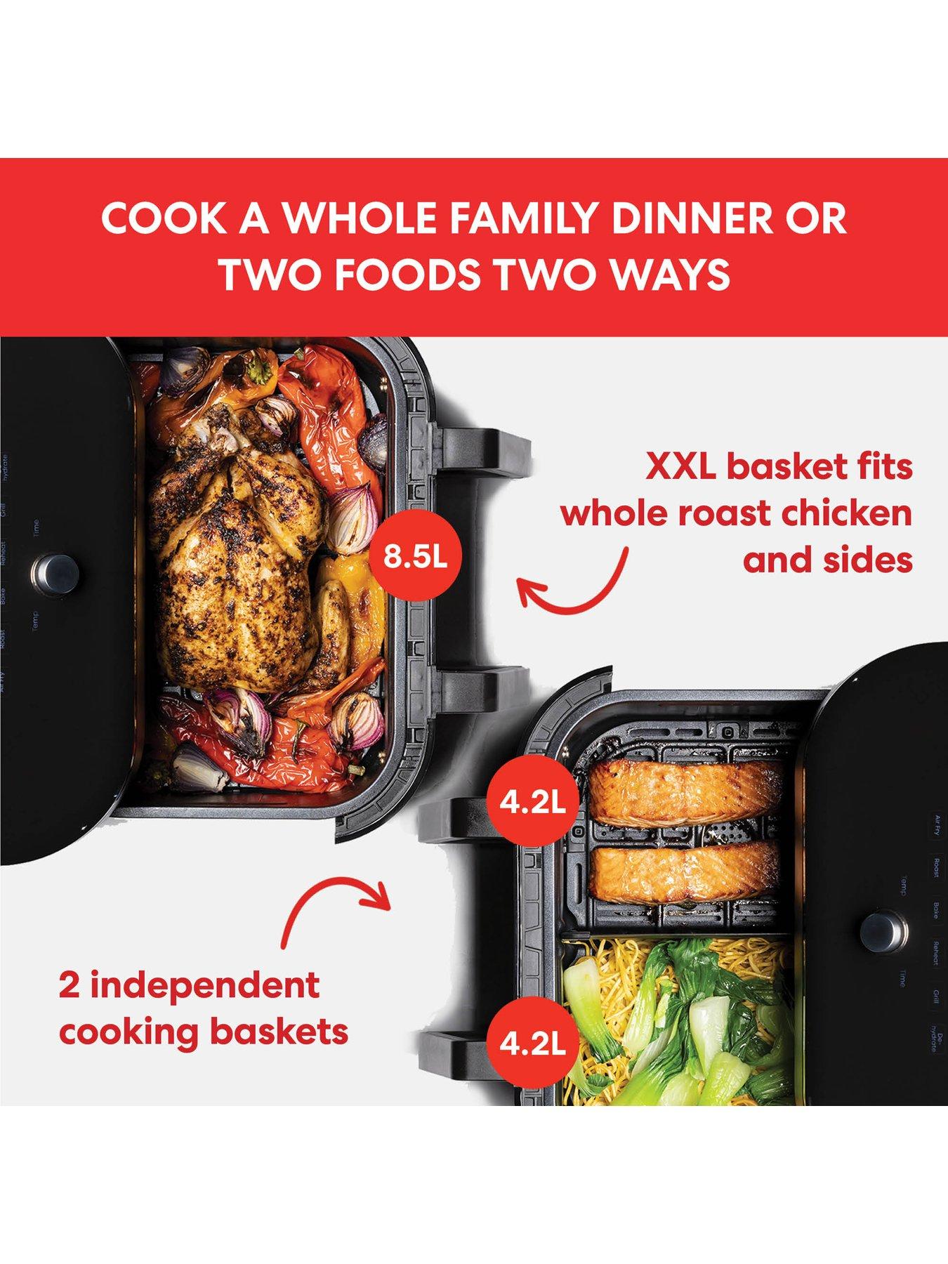  image of instant-vortex-versazone-9-air-fryer-with-clearcook-stainless-steel