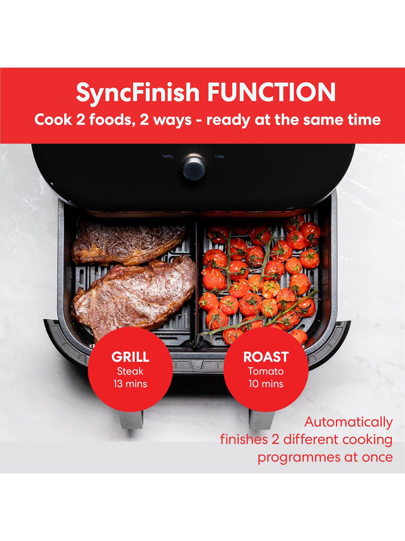  image of instant-vortex-versazone-9-air-fryer-with-clearcook-stainless-steel