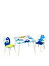  image of hello-home-dinosaurs-kids-table-and-2-chairs-set
