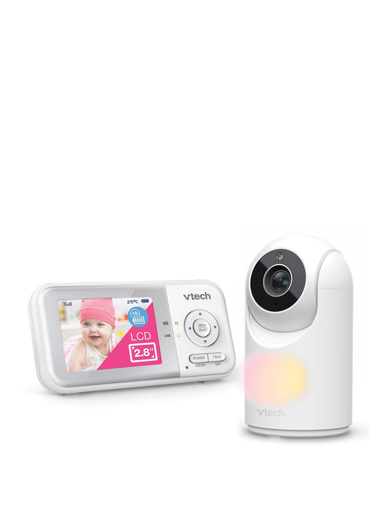 undefined VM3263 2.8 inch Digital Video Baby Monitor with Adjustable Camera and Night Light