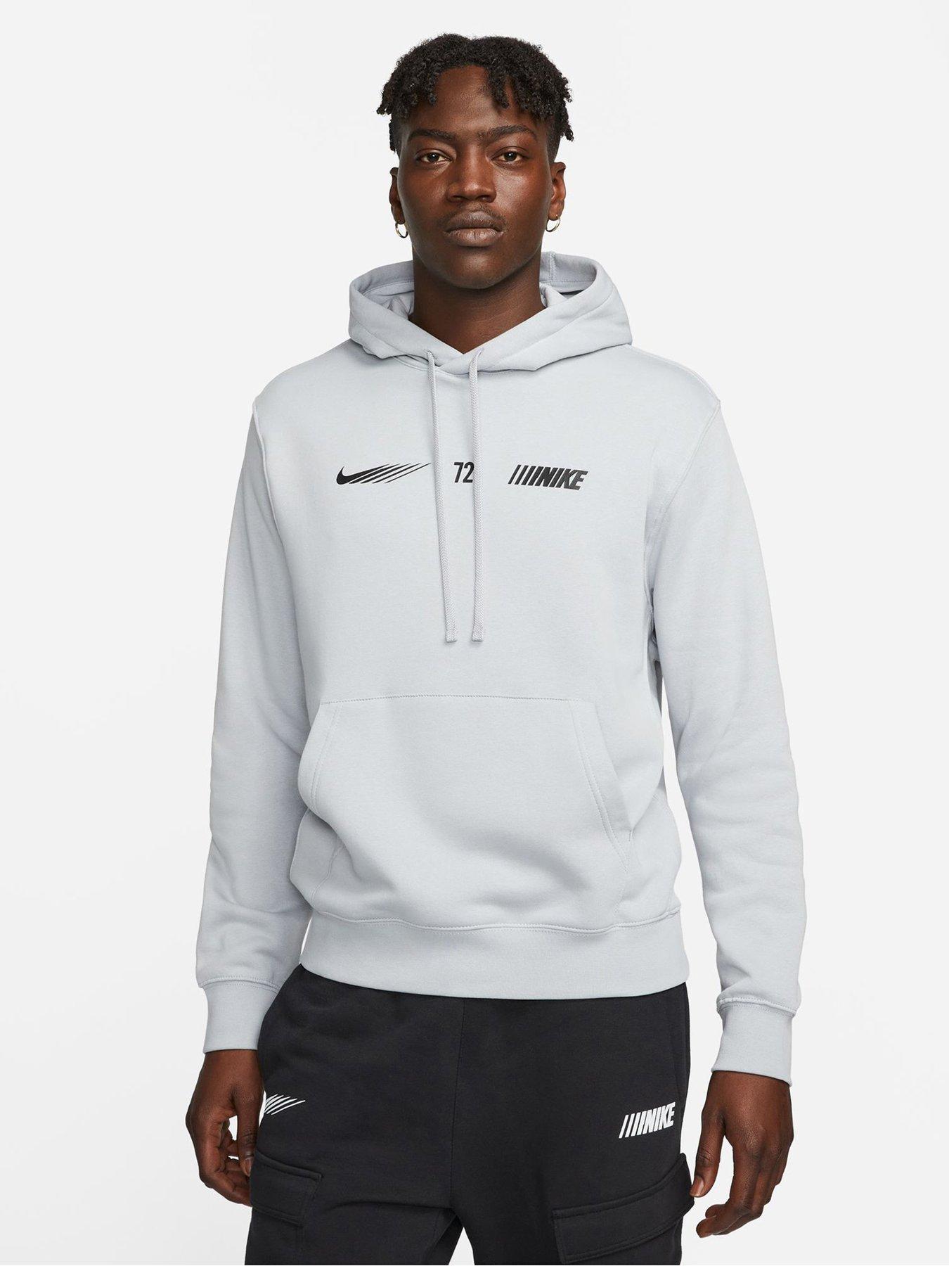 Nike Fleece Hoodie - Grey | littlewoods.com