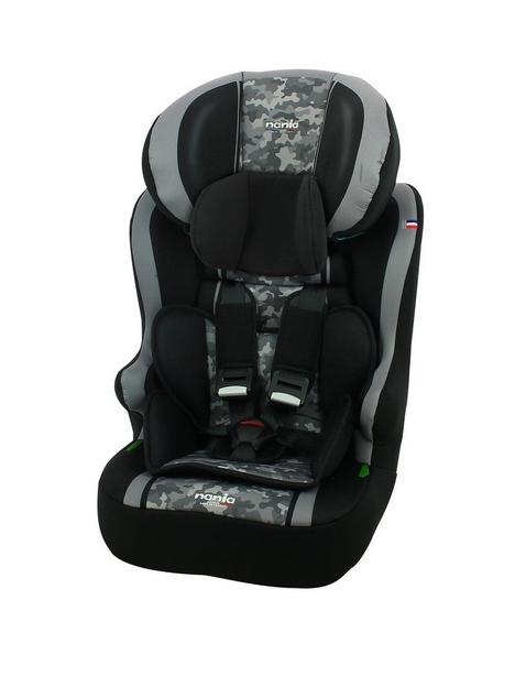 nania-race-i-belt-fittednbsphigh-back-booster-car-seat-camo-stonenbsp-76-140cmnbspapprox-9-months-to-12-years