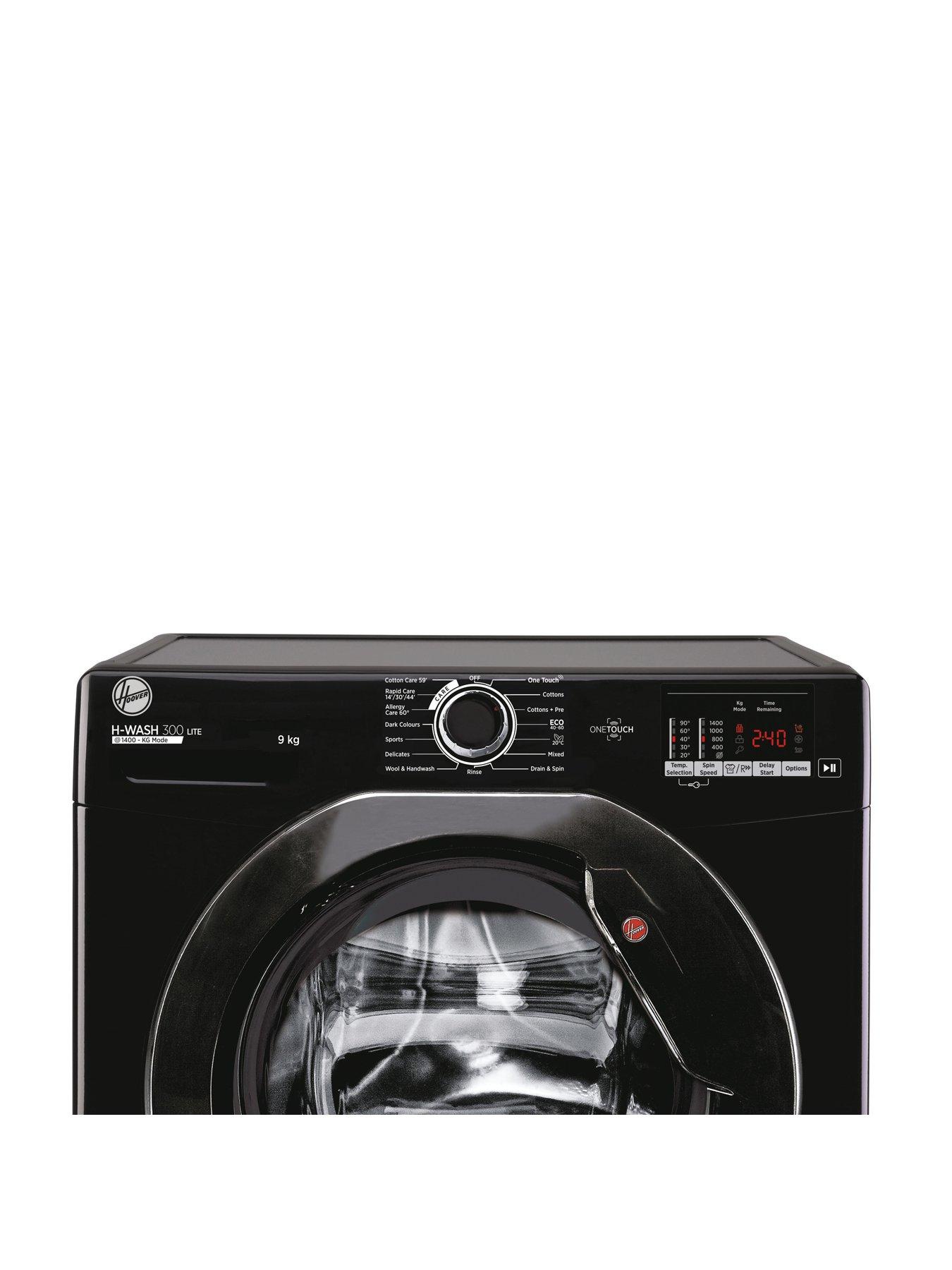  image of hoover-h3w492dabb41-80-washing-machine-9kg-1400-spin-black