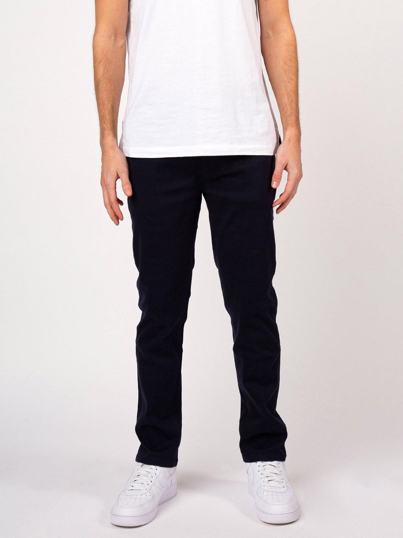  image of luke-1977-alpa-smart-chino-trousers-navy