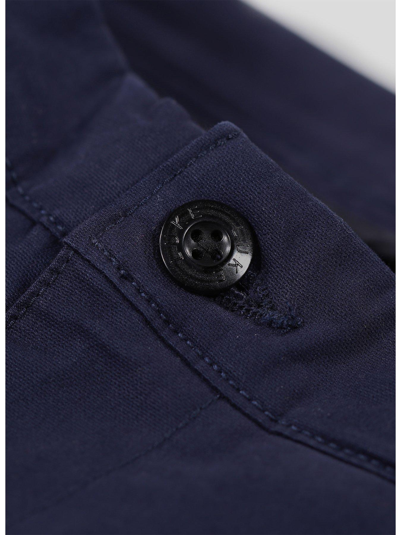  image of luke-1977-alpa-smart-chino-trousers-navy