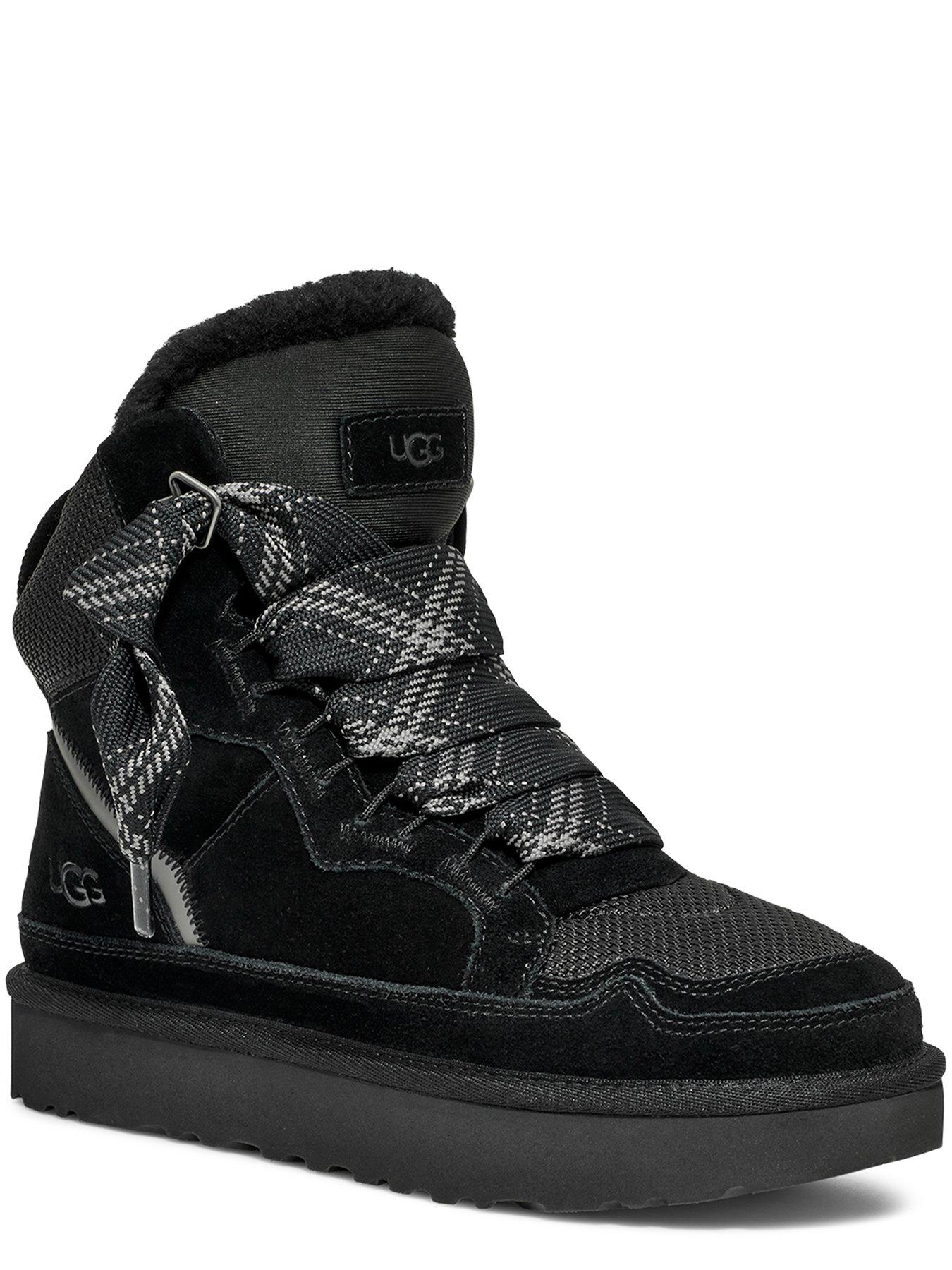 Ugg quinlin lace hot sale up boot in black