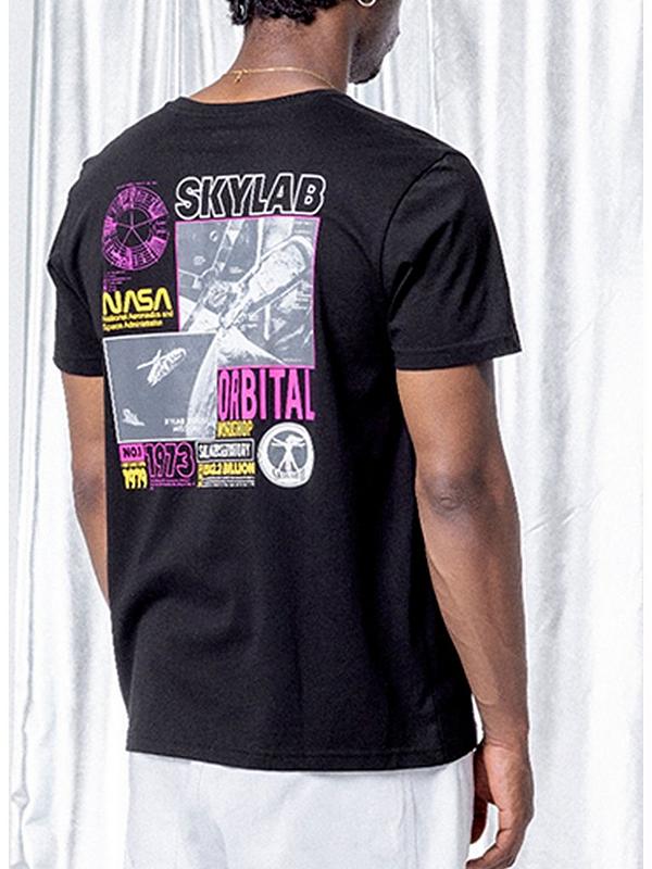 Alpha Industries Skylab NASA T-Shirt - Black