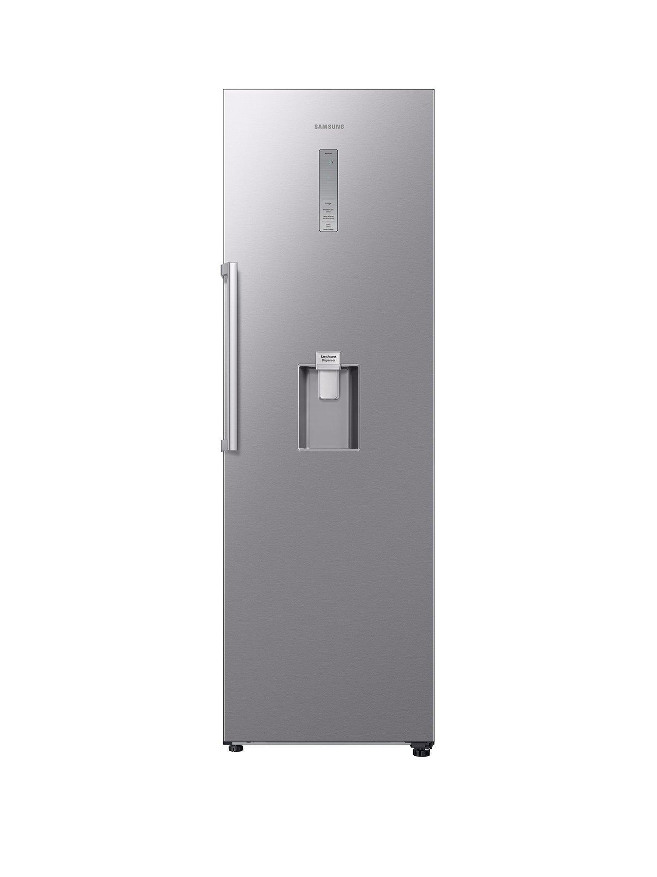 Image 1 of 7 of Samsung RR7000 RR39C7DJ5SA/EU 60cm Wide, Tall One-Door Fridge with Non-Plumbed Water Dispenser -&nbsp;E Rated&nbsp;- Silver