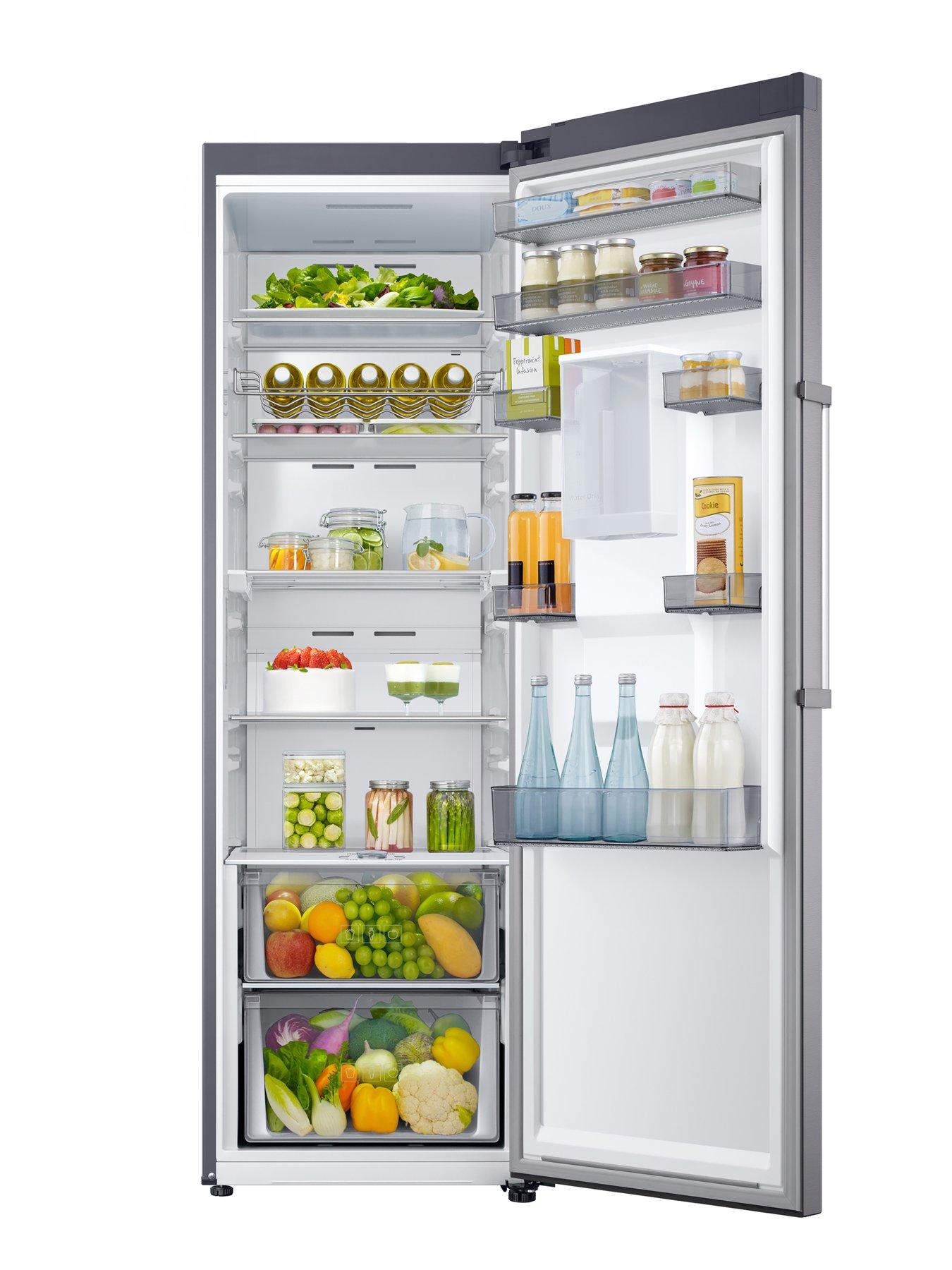 Image 2 of 7 of Samsung RR7000 RR39C7DJ5SA/EU 60cm Wide, Tall One-Door Fridge with Non-Plumbed Water Dispenser -&nbsp;E Rated&nbsp;- Silver