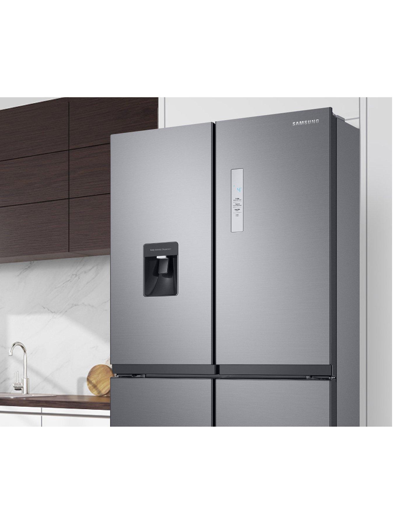  image of samsung-rf48a401eb4eu-french-style-fridge-freezer-with-twin-cooling-plus-e-rated--nbspgentle-black-matt