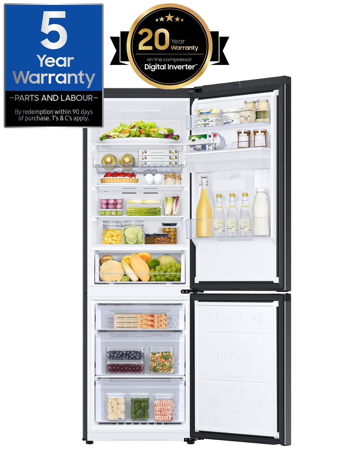  image of samsung-series-7-rb34c632ebneu-classic-fridge-freezer-with-non-plumbed-water-dispensernbsp-nbspblack