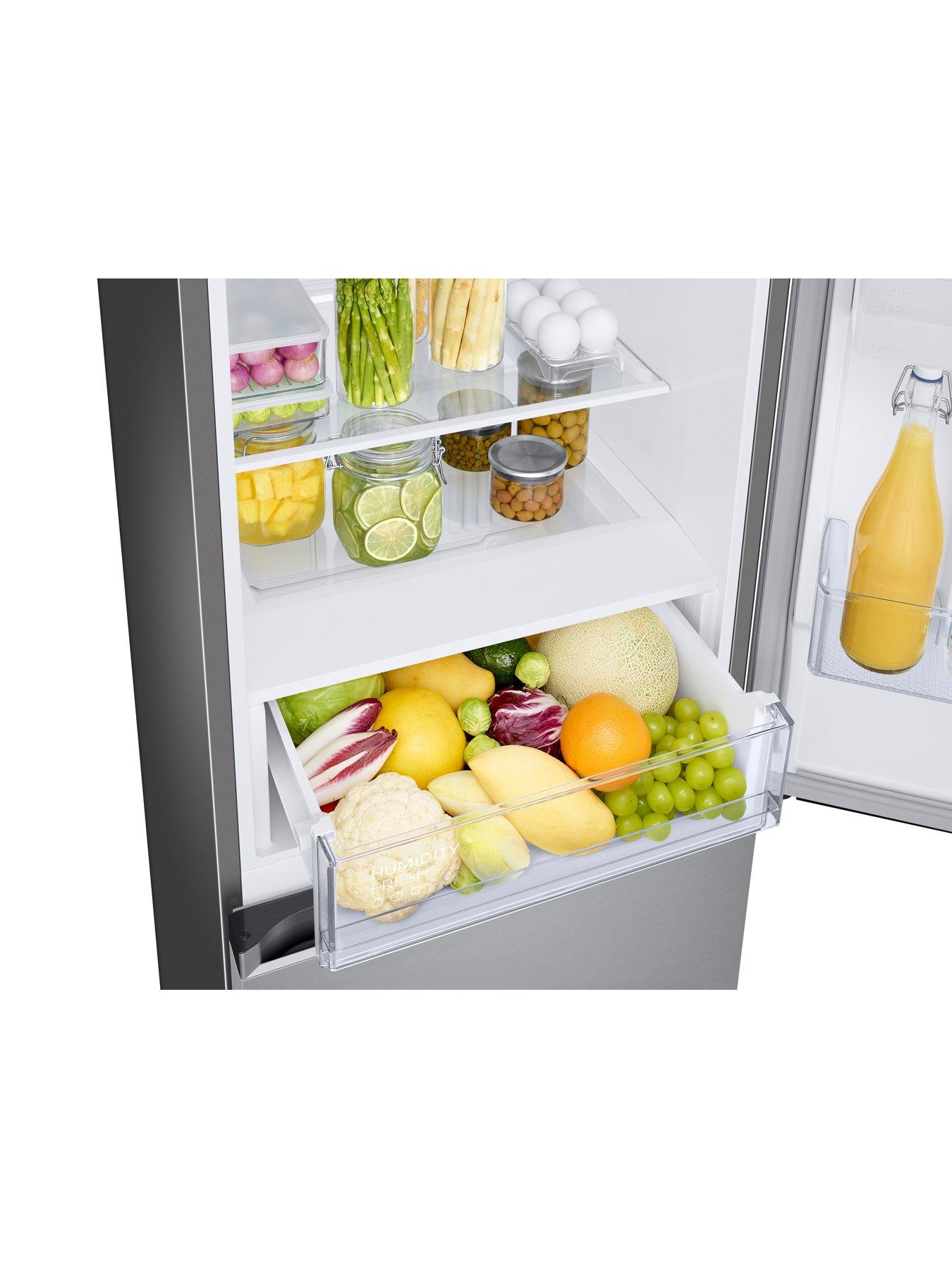  image of samsung-series-4-rb34c652esa-frost-free-classic-fridge-freezer-with-non-plumbed-water-dispenser--nbspsilver