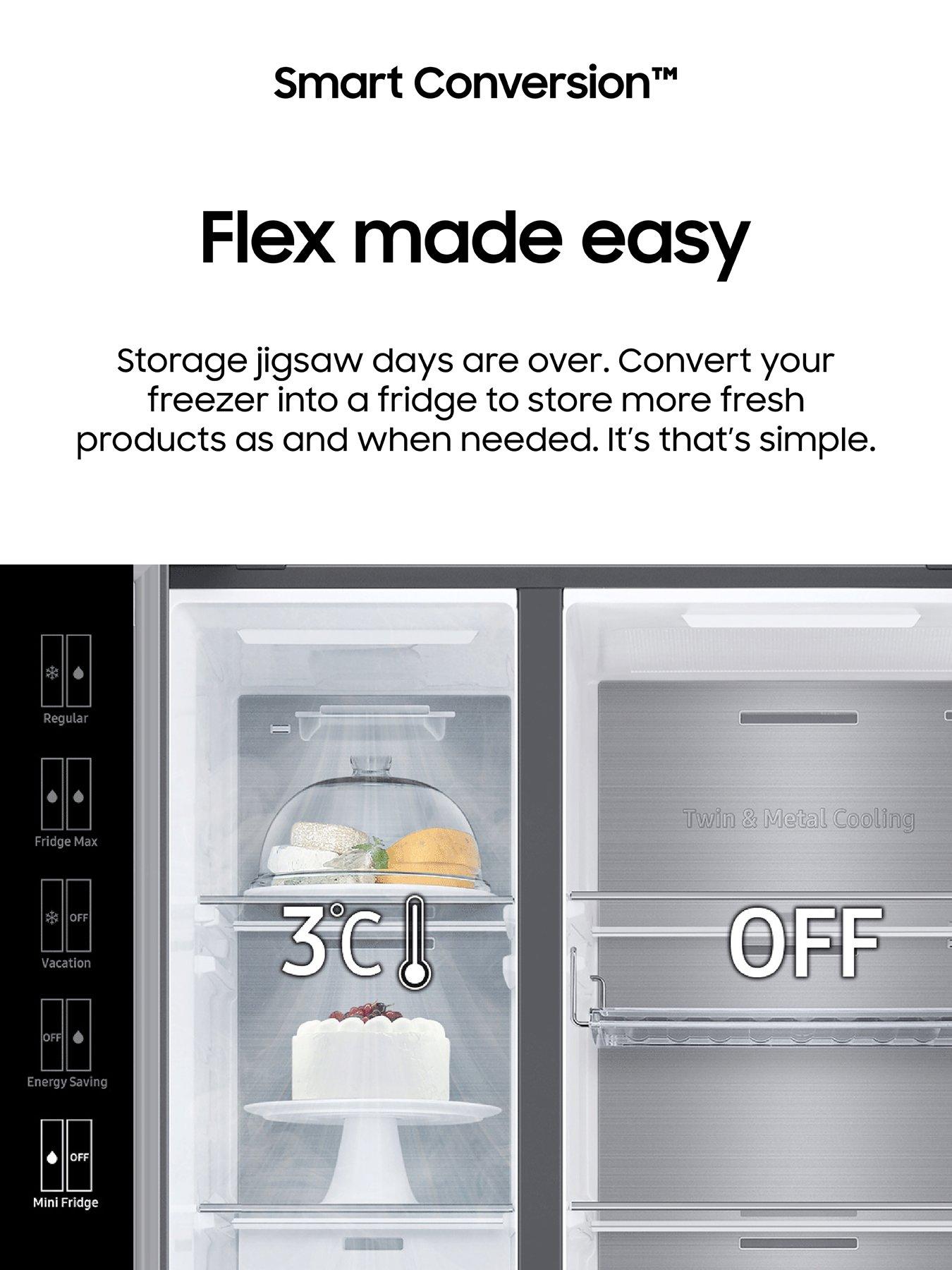 Image 5 of 8 of Samsung Series 6&nbsp;RS66A8101S9/EU American-Style Fridge Freezer with SpaceMax Technology - E Rated -&nbsp;Silver