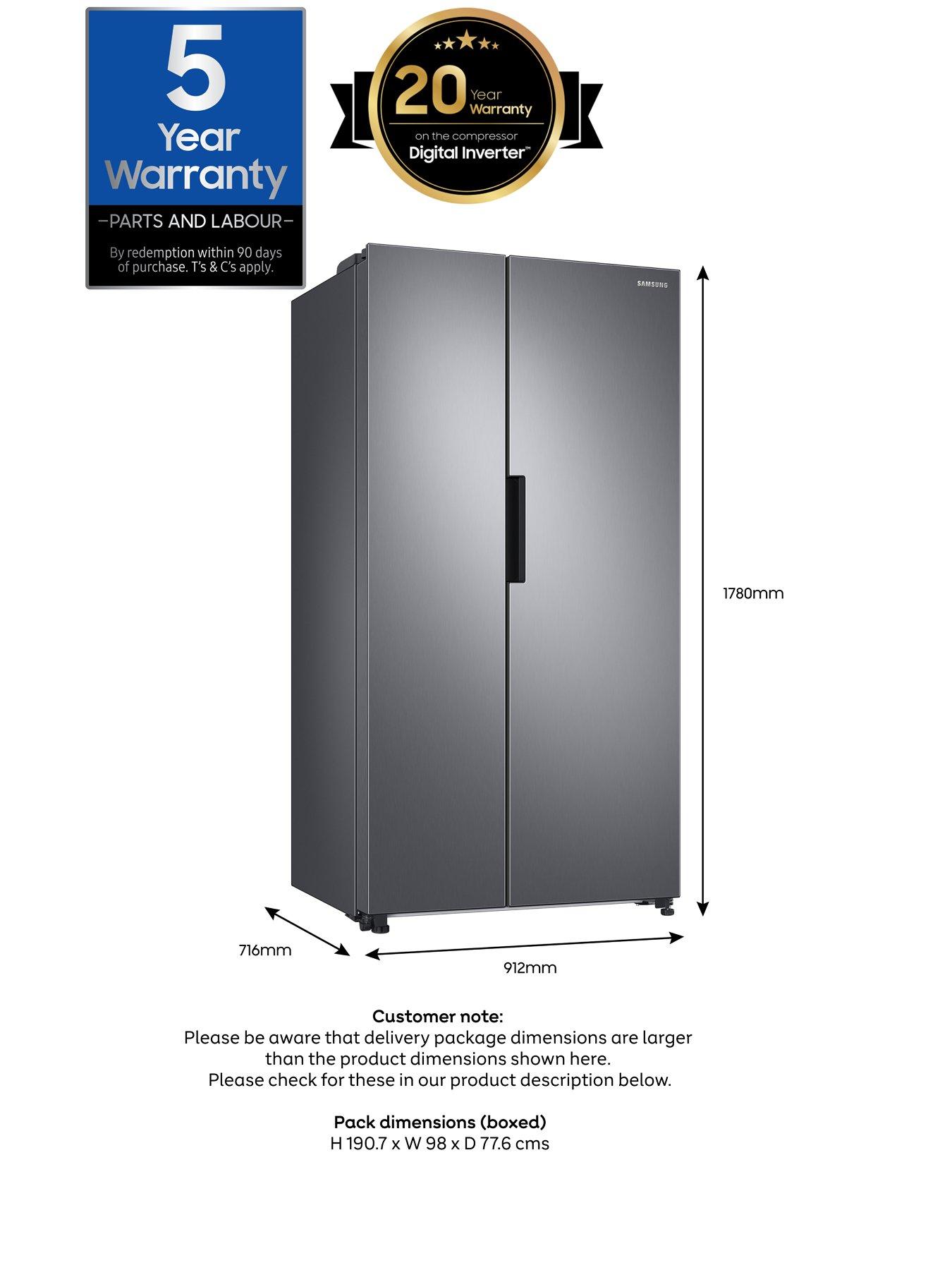 Image 7 of 8 of Samsung Series 6&nbsp;RS66A8101S9/EU American-Style Fridge Freezer with SpaceMax Technology - E Rated -&nbsp;Silver