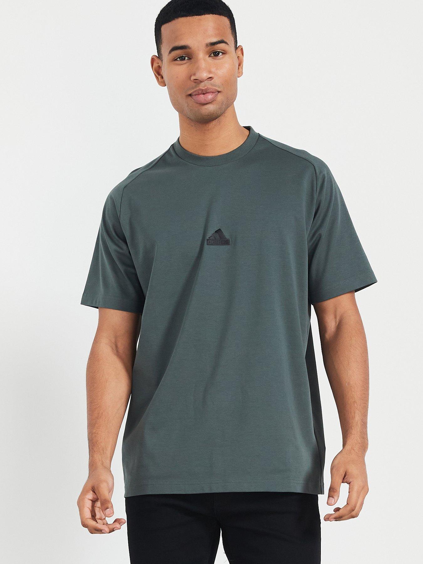 Dark green adidas shirt hotsell