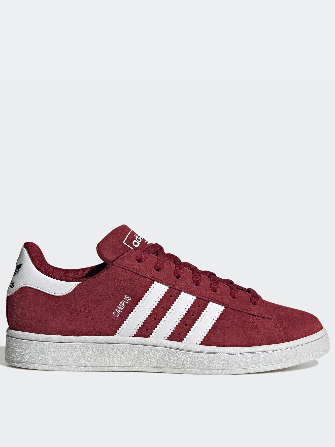 Mens red 2025 adidas trainers