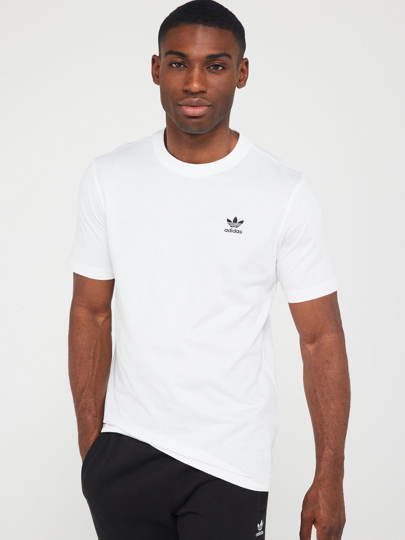 Adidas originals hotsell t shirt white