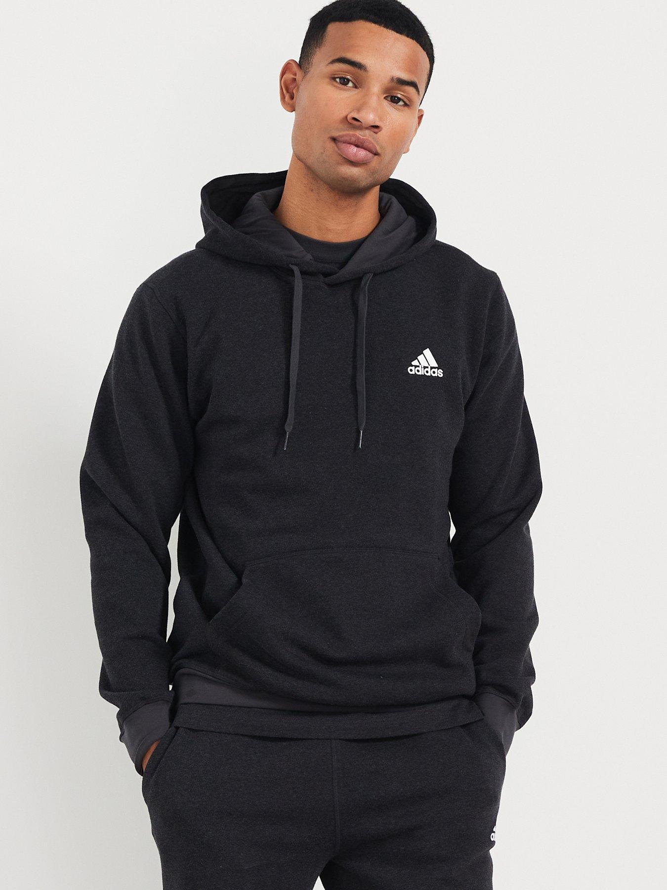 adidas Sportswear Essentials Fleece Hoodie - Navy/White