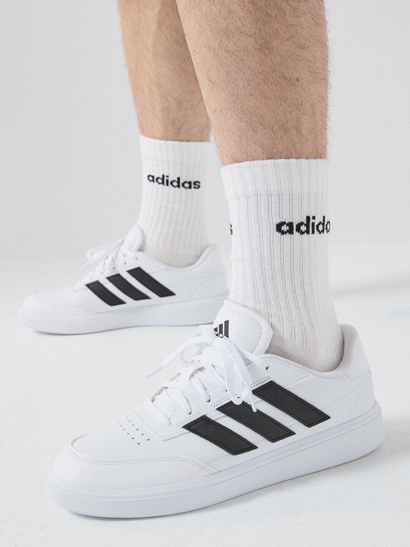 adidas Sportswear Mens Courtblock Trainers - White/Black
