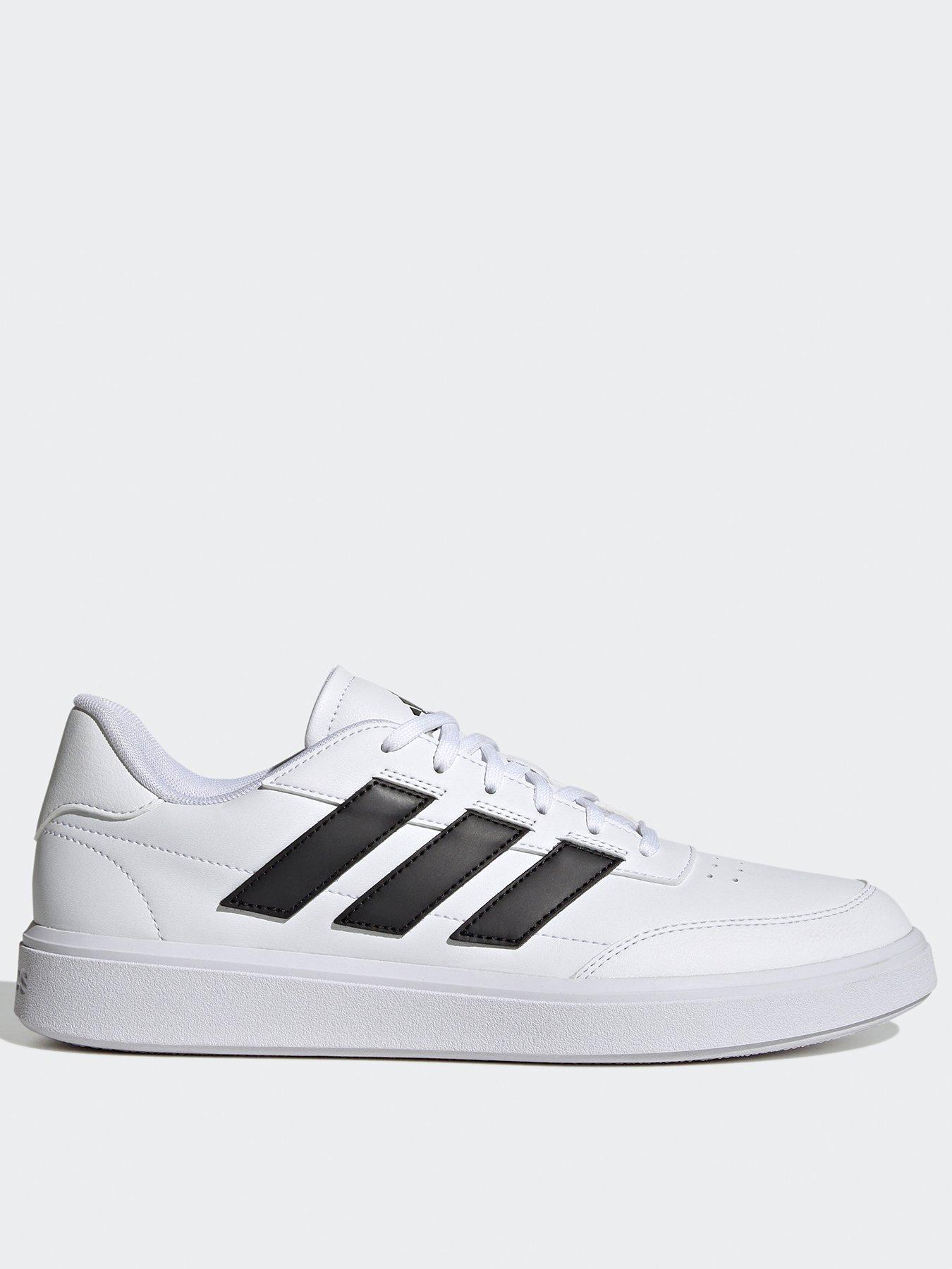 undefined Mens Courtblock Trainers - White/Black