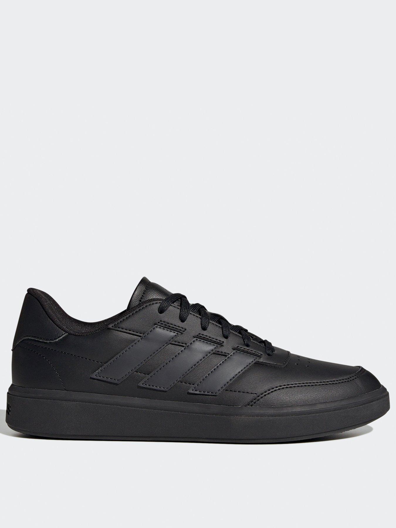 Mens Courtblock Trainers Black Black