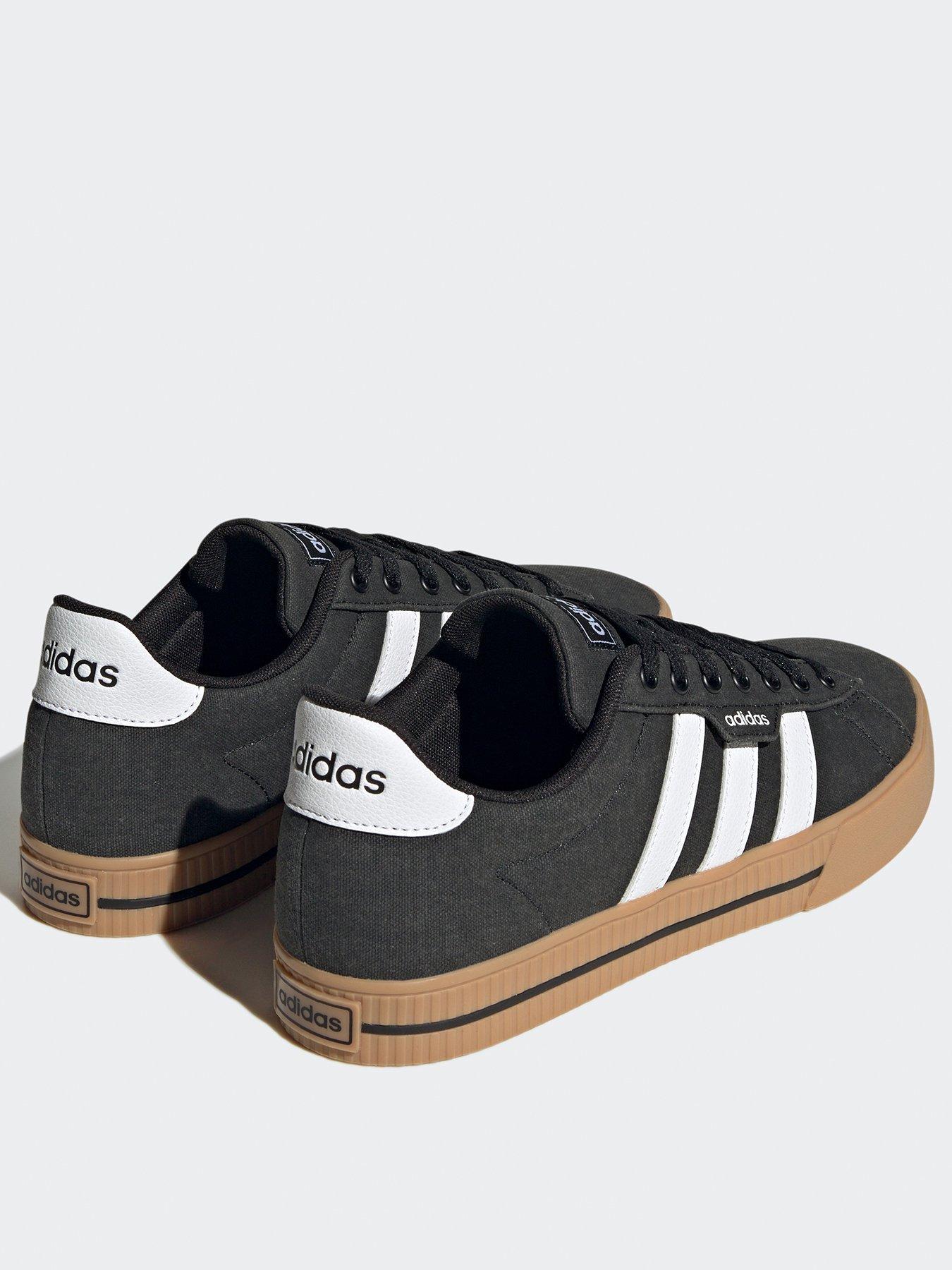 adidas Sportswear Mens Canvas Daily 3.0 Trainers Black Gum