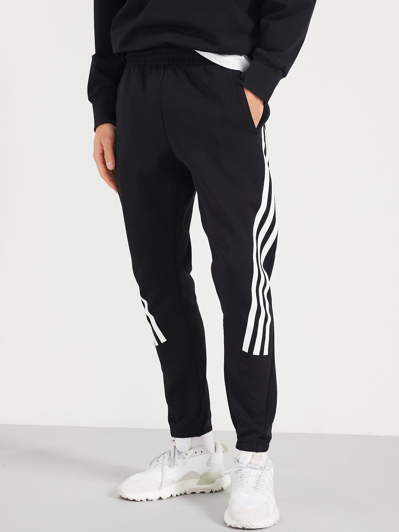 Adidas originals 3 hot sale stripe joggers mens