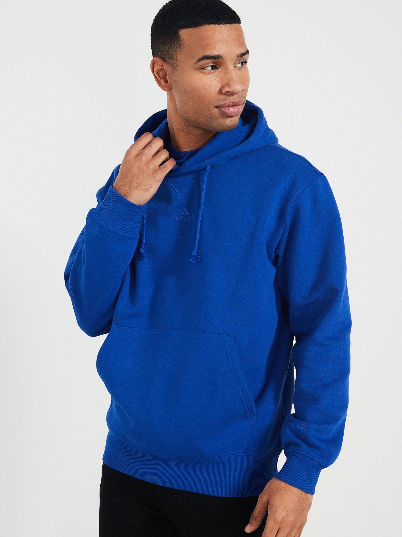 Royal blue best sale adidas hoodie mens