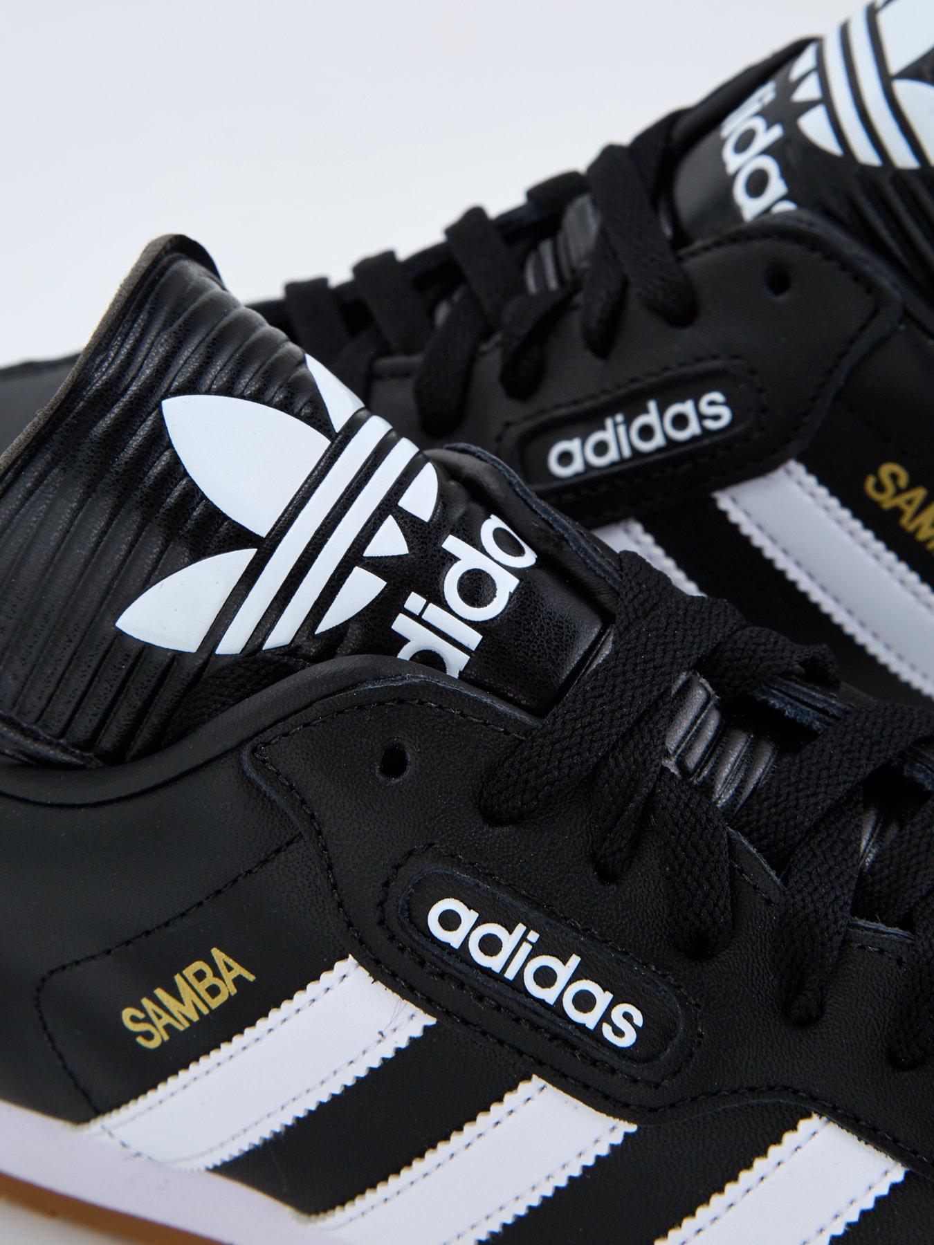 adidas Originals Mens Samba Super Suede Trainers Black/White