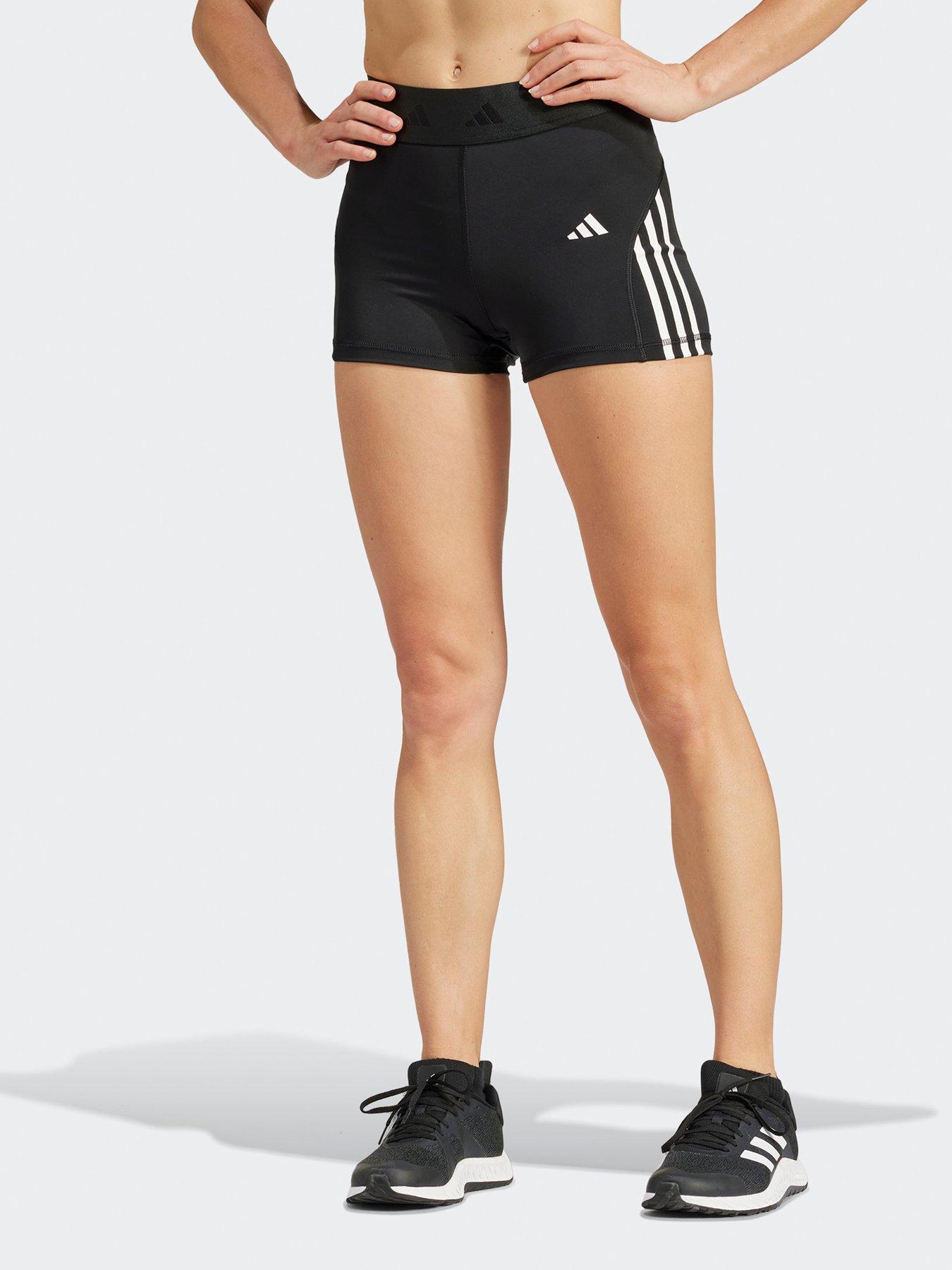 adidas Womens Training Hyperglam 3Inch Shorts Black Littlewoods