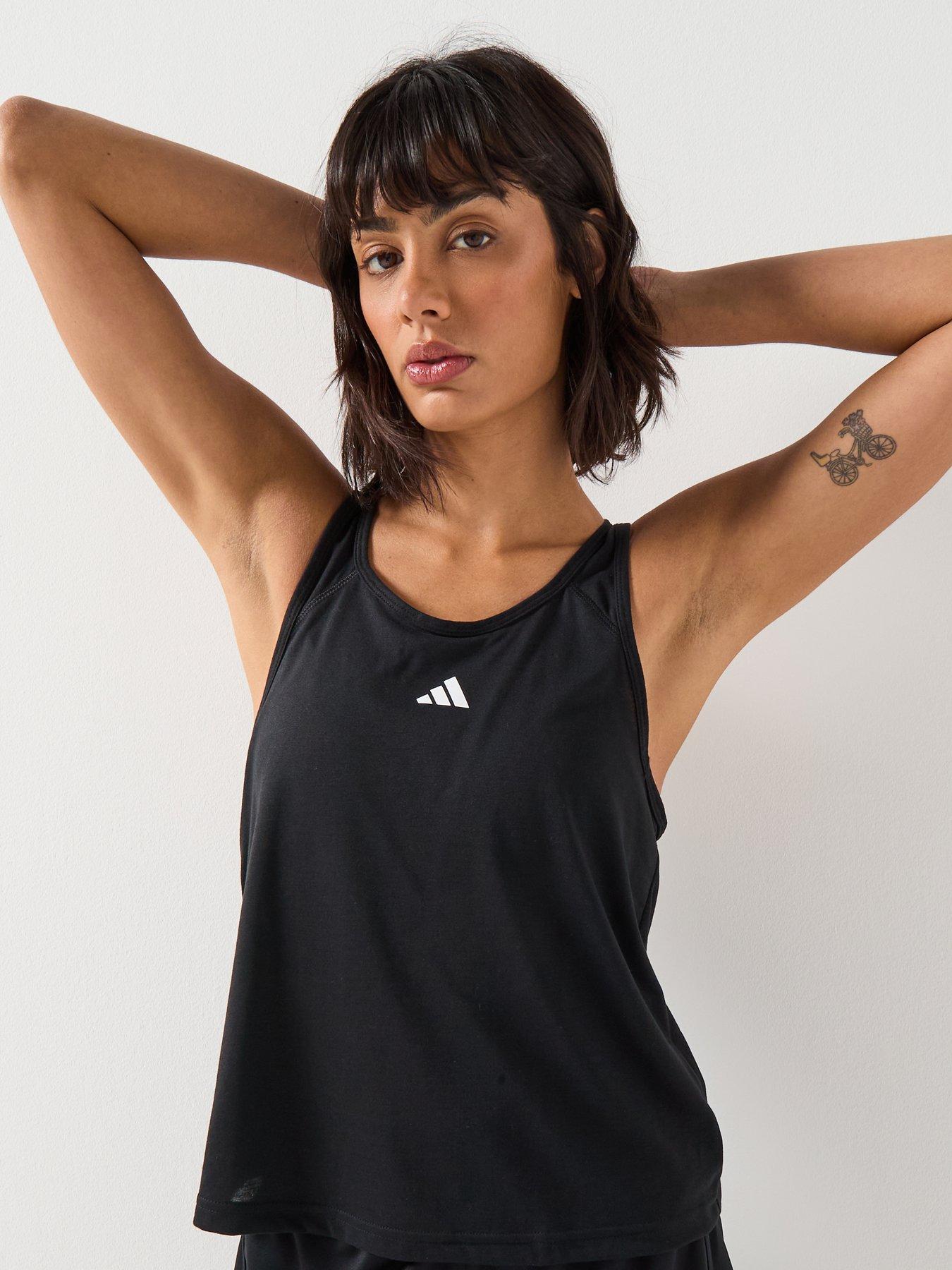 Image 4 of 4 of adidas Womens Training Essentials Tank Top - Black