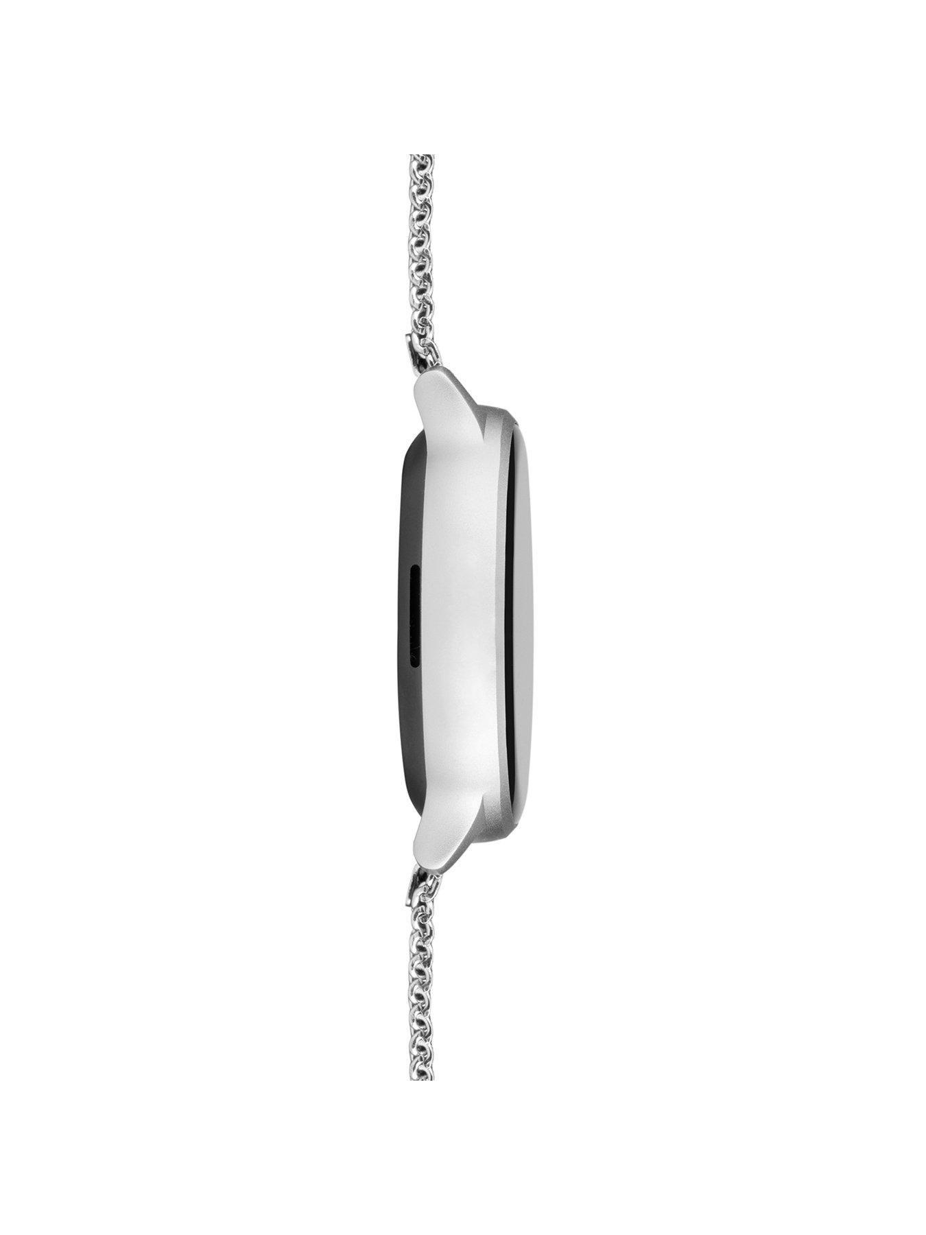  image of sekonda-womens-connect-silver-stainless-steel-mesh-bracelet-smartwatch