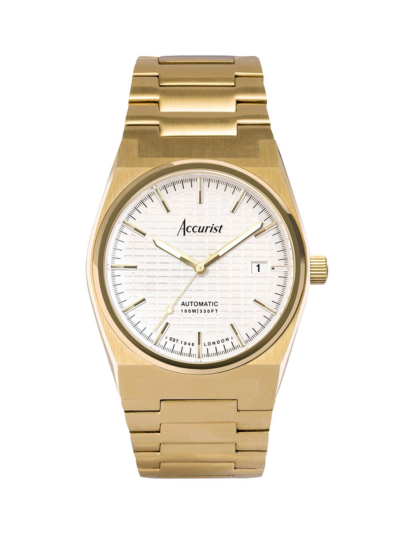 undefined Men's Origin Automatic Gold Stainless Steel Bracelet 41mm Watch