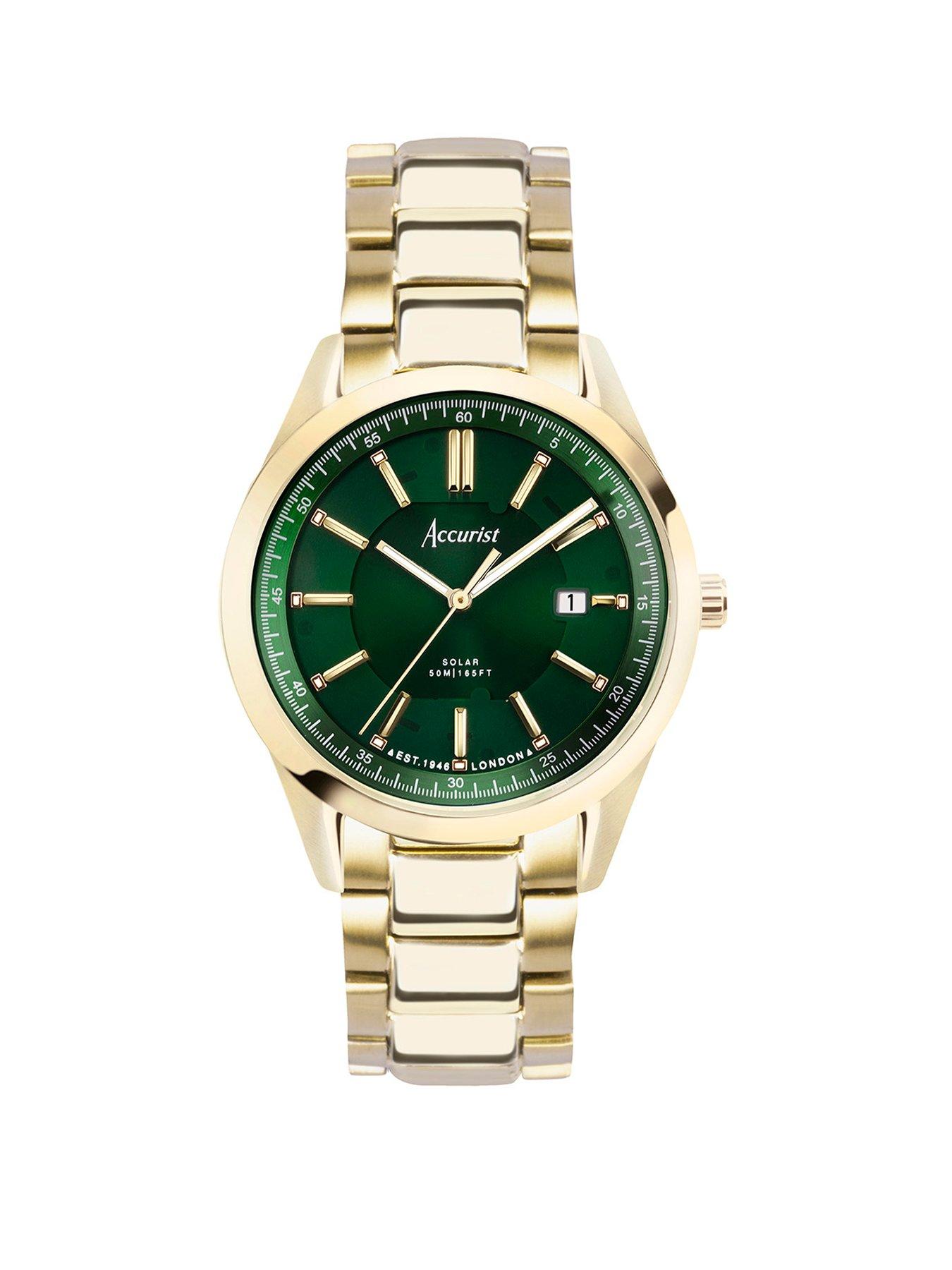undefined Men's Everyday Solar Gold Stainless Steel Bracelet 40mm Watch