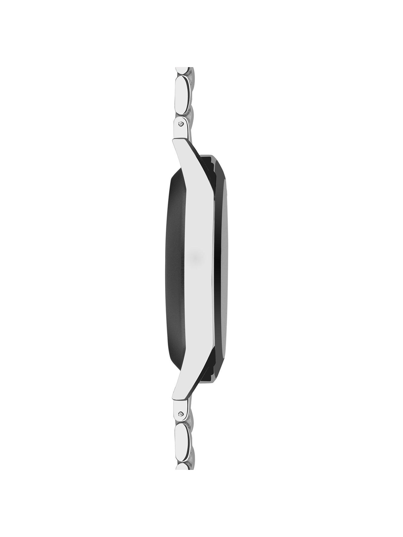  image of sekonda-mens-active-plus-silver-stainless-steel-bracelet-smartwatch