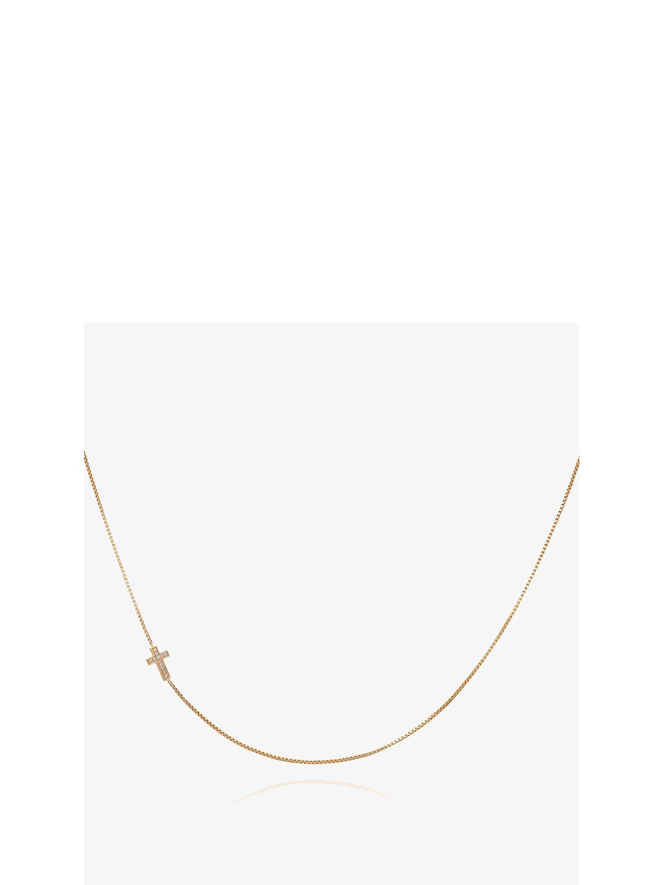 rachel-jackson-solid-gold-and-diamond-mini-cross-necklace