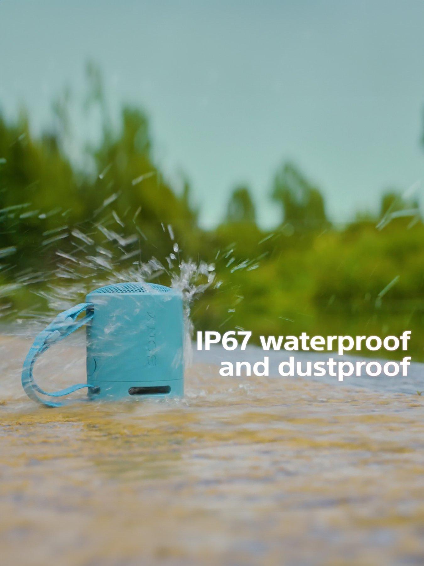  image of sony-srs-xb100-wireless-bluetooth-portable-speaker-durable-ip67-waterproof-amp-dustproof-16-hour-battery-black