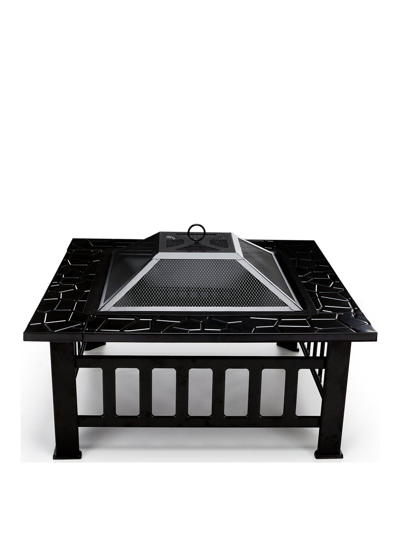 Image 2 of 6 of The Very Collection Large Garden Firepit 80cm with Cover
