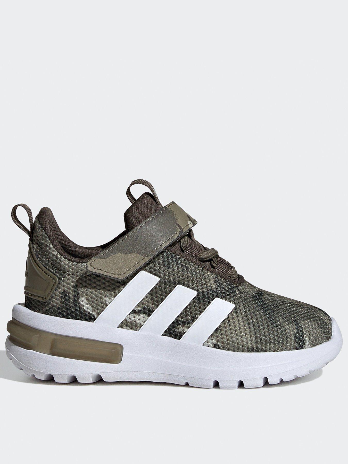 adidas Sportswear Boys Kids Racer Tr23 Trainers Khaki littlewoods