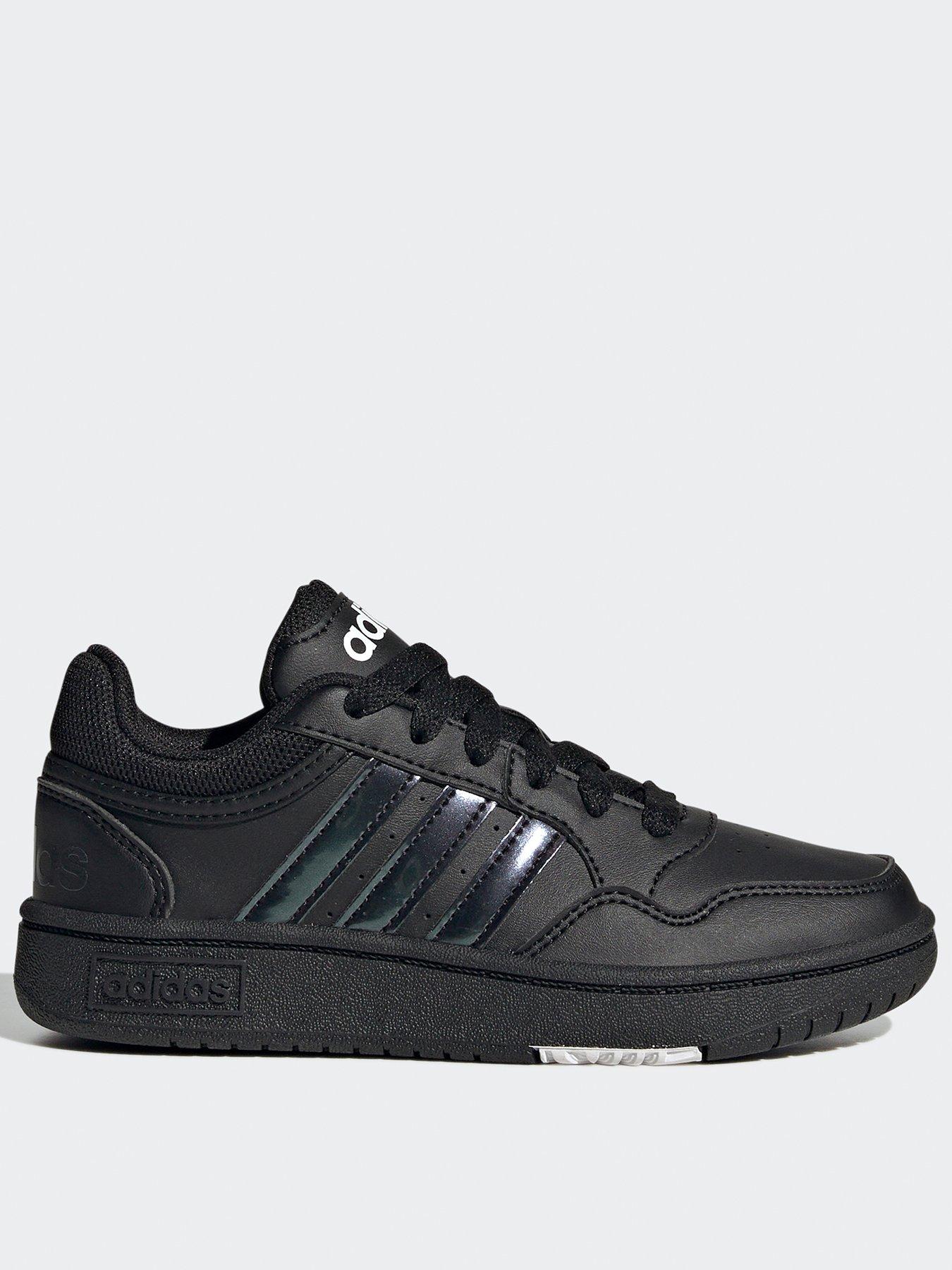 adidas Sportswear Unisex Kids Hoops 3.0 Trainers - Black/Black 